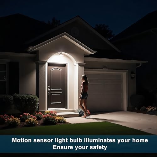 Motion Sensor Light Bulbs (4 Count)