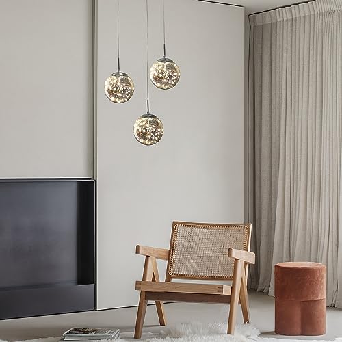 Pendant Lights Modern Crystal Chandeliers Hanging Light Fixture for Kitchen Island Sphere Pendant Light