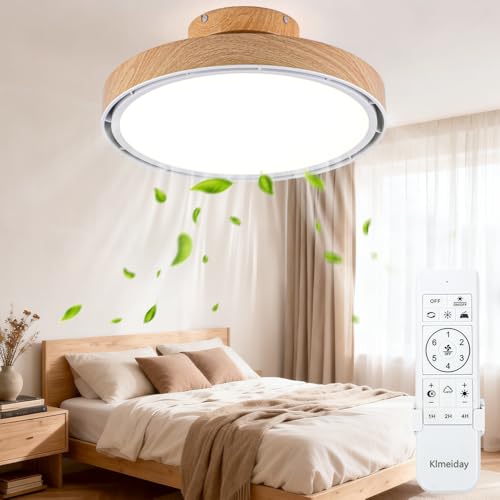 Bladeless Ceiling Fans with Lights and Remote