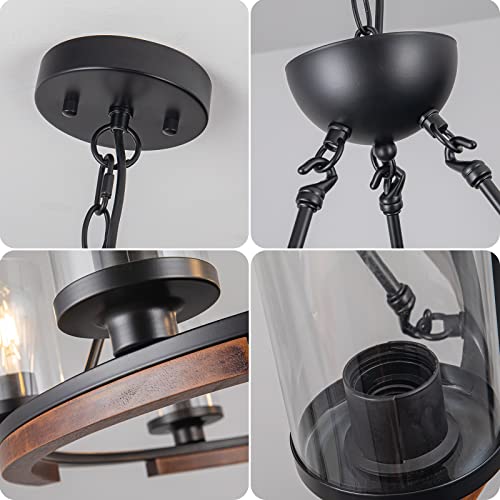 28 Inch Wagon Wheel Chandelier