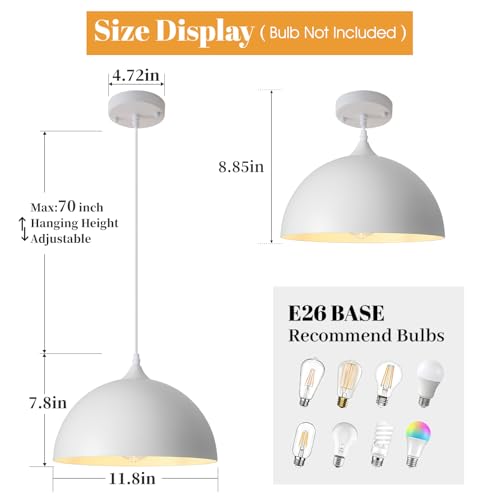 White Pendant Light 3 Pack (3 Count)