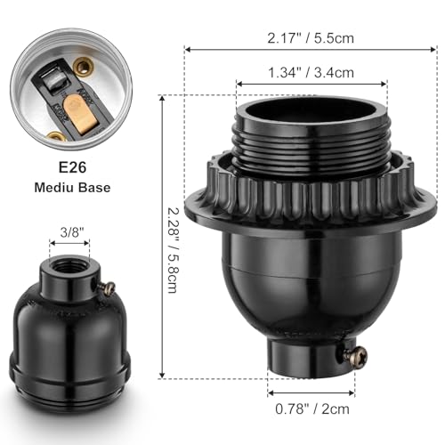 Keyless Socket Replacement with Shade Ring