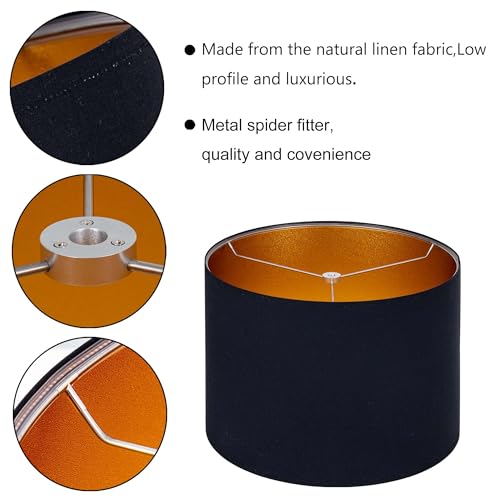 Blackgold Set of 2 Lampshade Requires Self (2 Count)