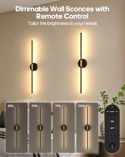 Peel and Stick Wall Sconces (2 Count)
