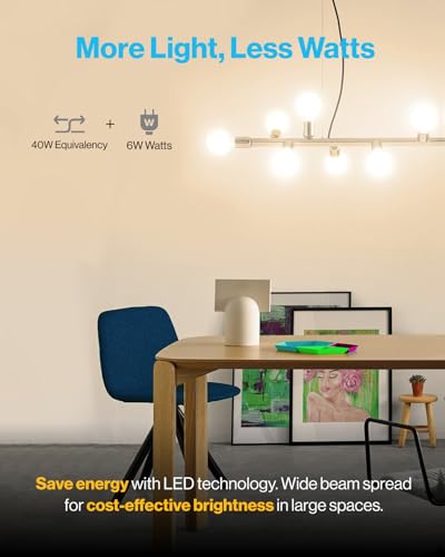 Sunco 12 Pack G25 LED Light Bulb (12 Count)