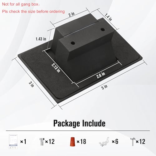 LED Step Lights Outdoor Stair Light Indoor (6 Count)