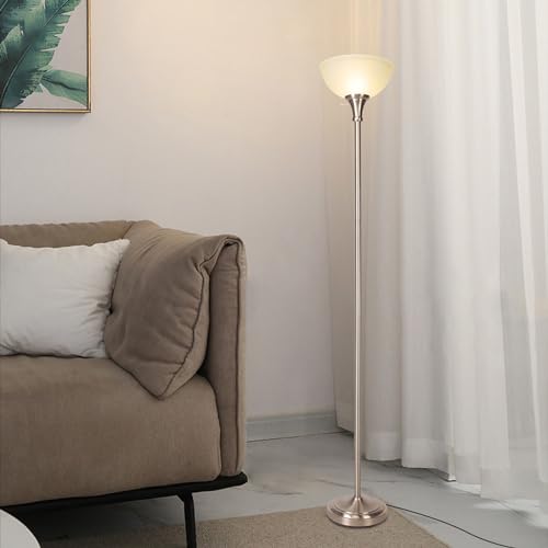 Glass Lamp Shade Replacement for Torchiere Floor Lamps