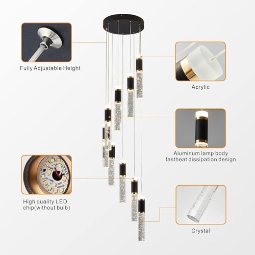 High Ceiling Led Chandelier