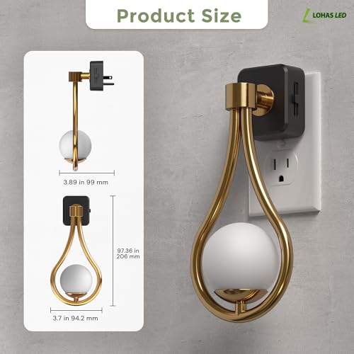 Night Lights Plug Into Wall 2 Pack (2 Count)