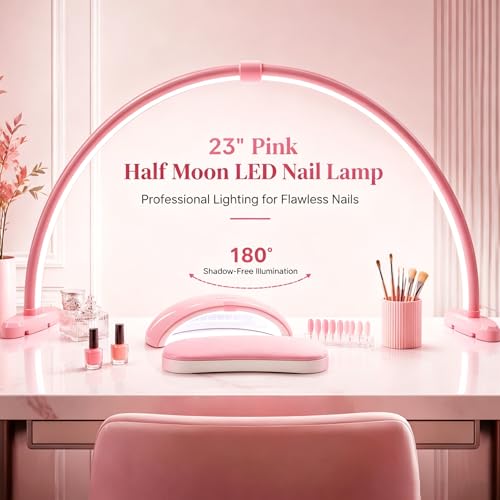 Half Moon Nail Desk Lamp