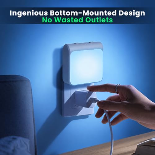 6 Packs Dimmable LED Night Lights Plug into Wall