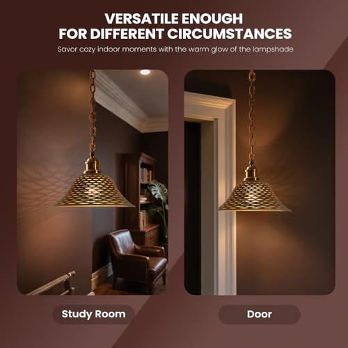 Bronze Gold Floor Lamp Shade Replacement for 12.2'' Bottom