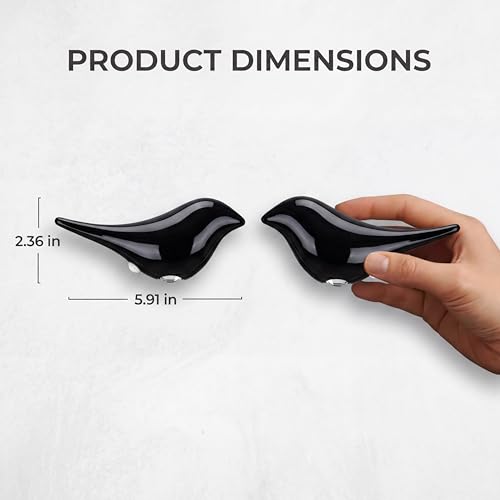 2 Pack Obsidian Bird Wall Light (2 Count)