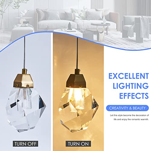 2 Pack Crystal Pendant Lights (2 Count)