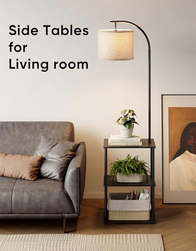 Floor Lamp with Table