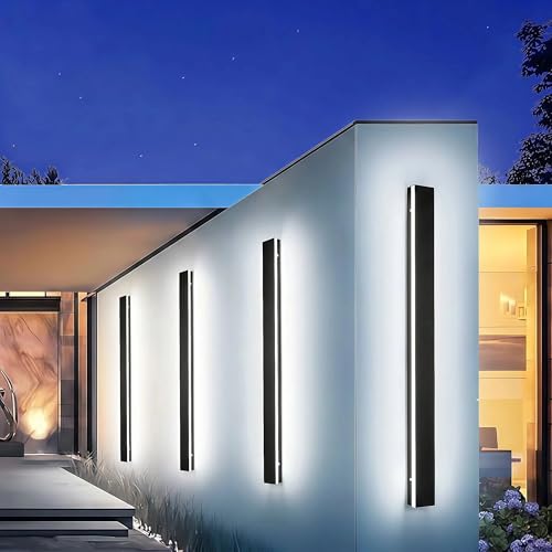 4.33In Wide Modern Outdoor Wall Light for Garage