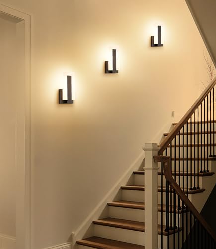 Modern LED Wall Sconce Dimmable Wall Mounted Lamp Set of 2 (2 Count)