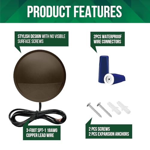 Low Voltage LED Deck Lights (6 Count)