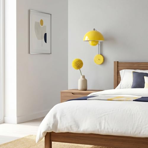 Mid Century Modern Bud Plug in Wall Sconces for Bedroom