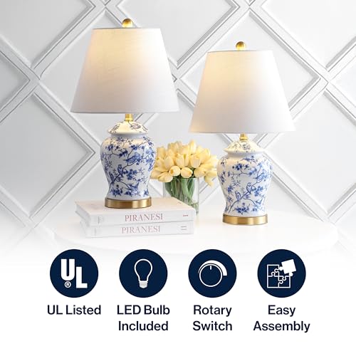 Penelope Ginger Jar 22" LED Table Lamp