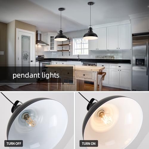 Industrial Pendant Light Fixture (3 Count)