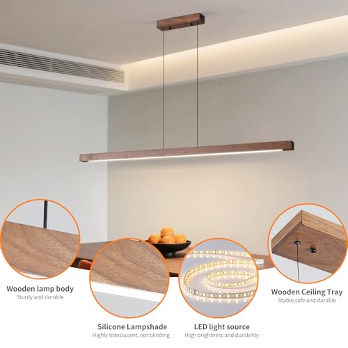 Modern Wooden Pendant Light
