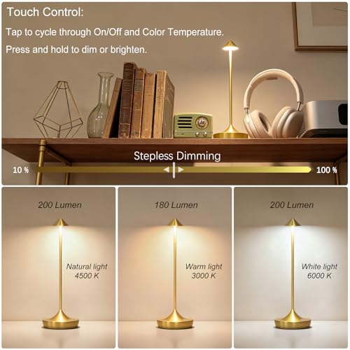 Rechargeable Cordless Table Lamp