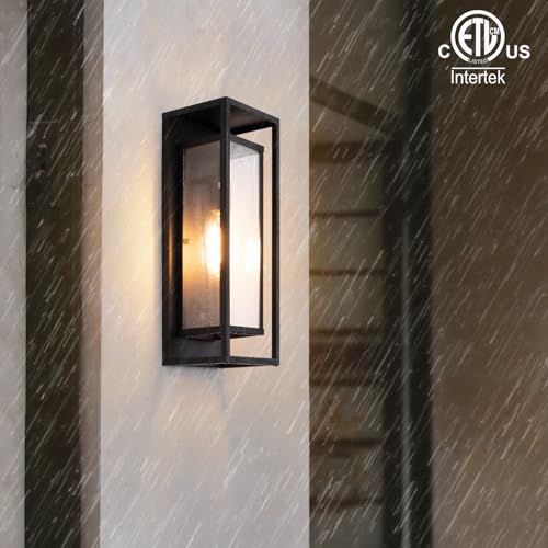 18" Modern Outdoor Porch Wall Light (2 Count)