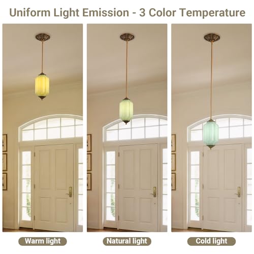5.5 in Vintage Milk Glass Ceiling Light Fixture