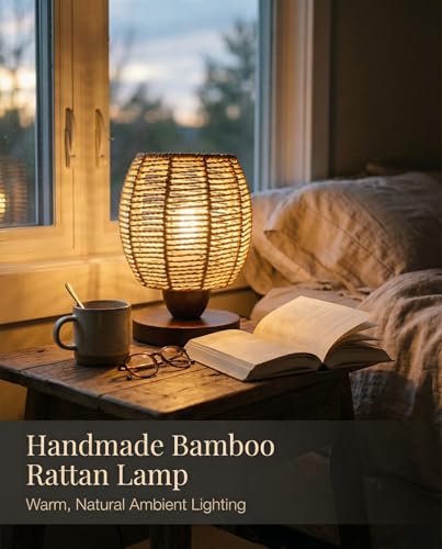 Rattan Table Lamp