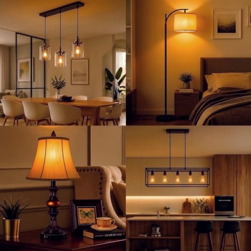 Vintage Edison LED Light Bulbs (4 Count)
