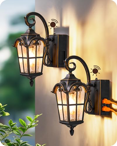 Dusk to Dawn Outdoor Wall Lights 2 (2 Count)