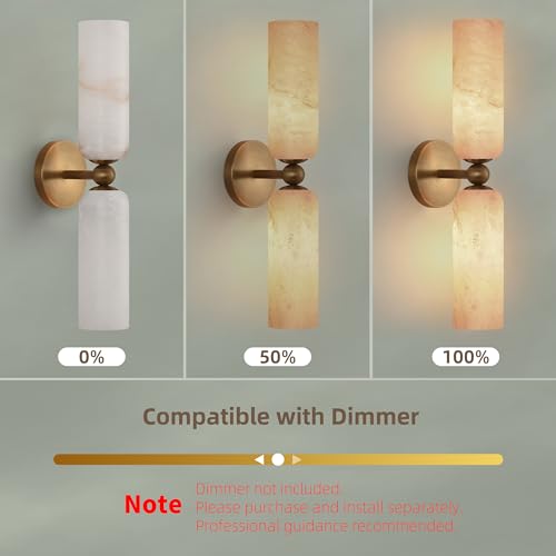 Alabaster Wall Sconce