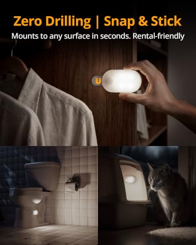 Rechargeable Battery Night Light with Motion Sensor (4 Count)