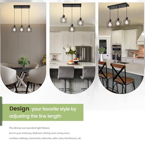 3 Light Pendant Lights