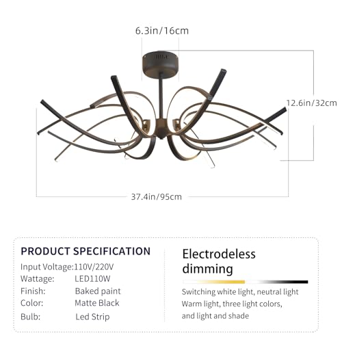 Modern LED Ceiling Light Fixture