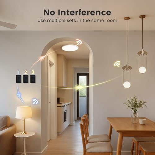Wireless Light Switch and Receiver Kit