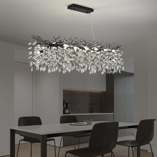 Modern Crystal Tree Branch Chandelier L40''