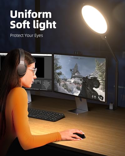10.2" Desk Ring Light with Stand