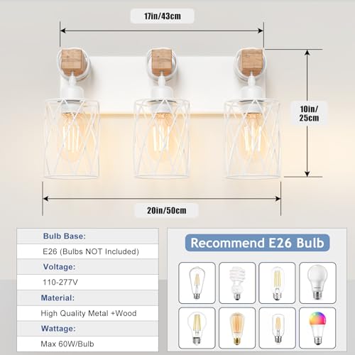 Farmhouse Bathroom Vanity Light