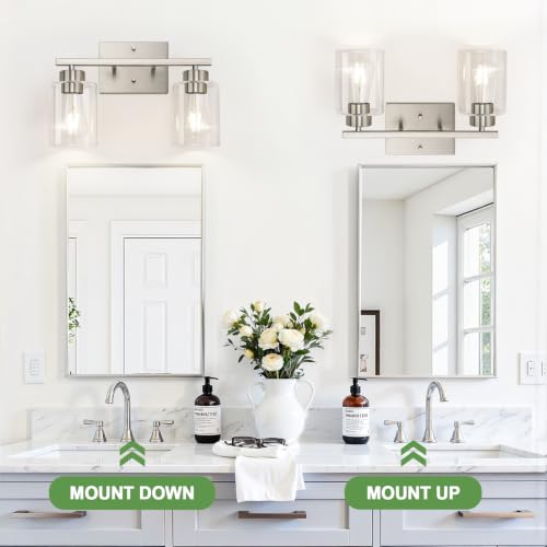 2 Light Bathroom Light Fixtures