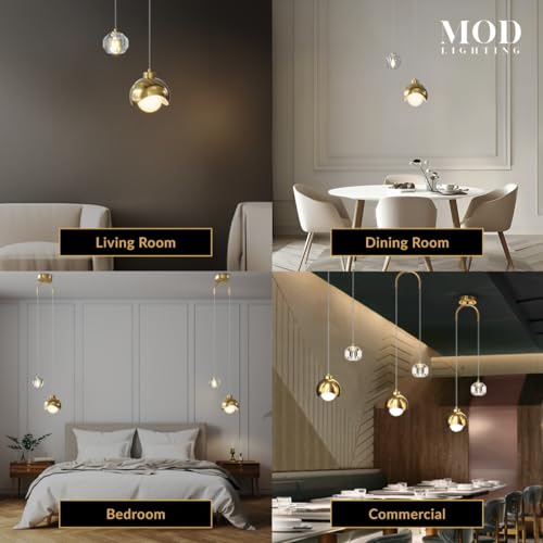 Diana Modern Gold Pendant Light Fixtures