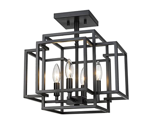 454SF MB Titania Semi Flush