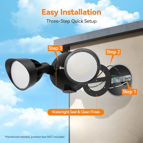 45W 5500LM Outdoor Flood Lights