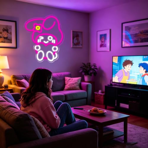 Anime Theme Cartoon LED Neon Sign for Wall Decor (Melody)