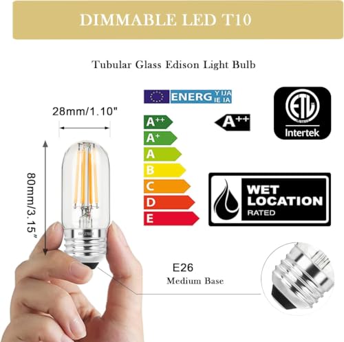 3.2 Inch 2700K Soft White E26 LED Bulb 60 Watt Equal (9 Count)