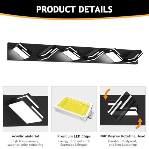 LED Modern Bathroom Vanity Light Fixtures
