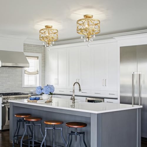 Crystal Ceiling Light Fixture