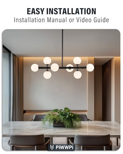 Modern Linear Chandeliers for Dining Room