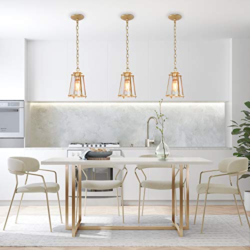 Gold Pendant Lighting for Kitchen Island